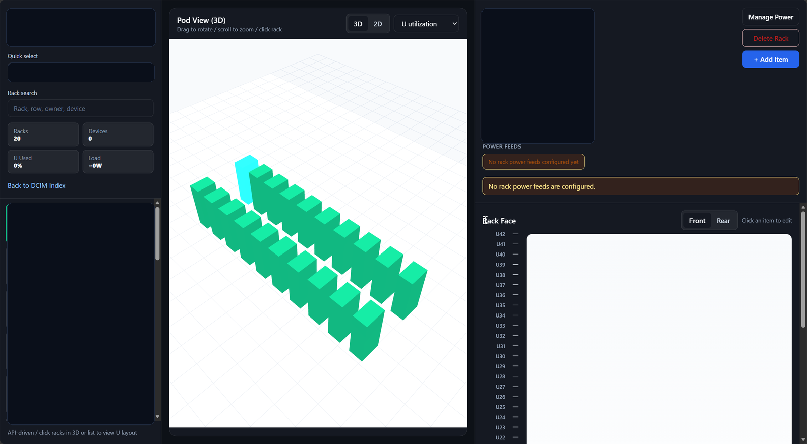 KubeDCIM interface preview