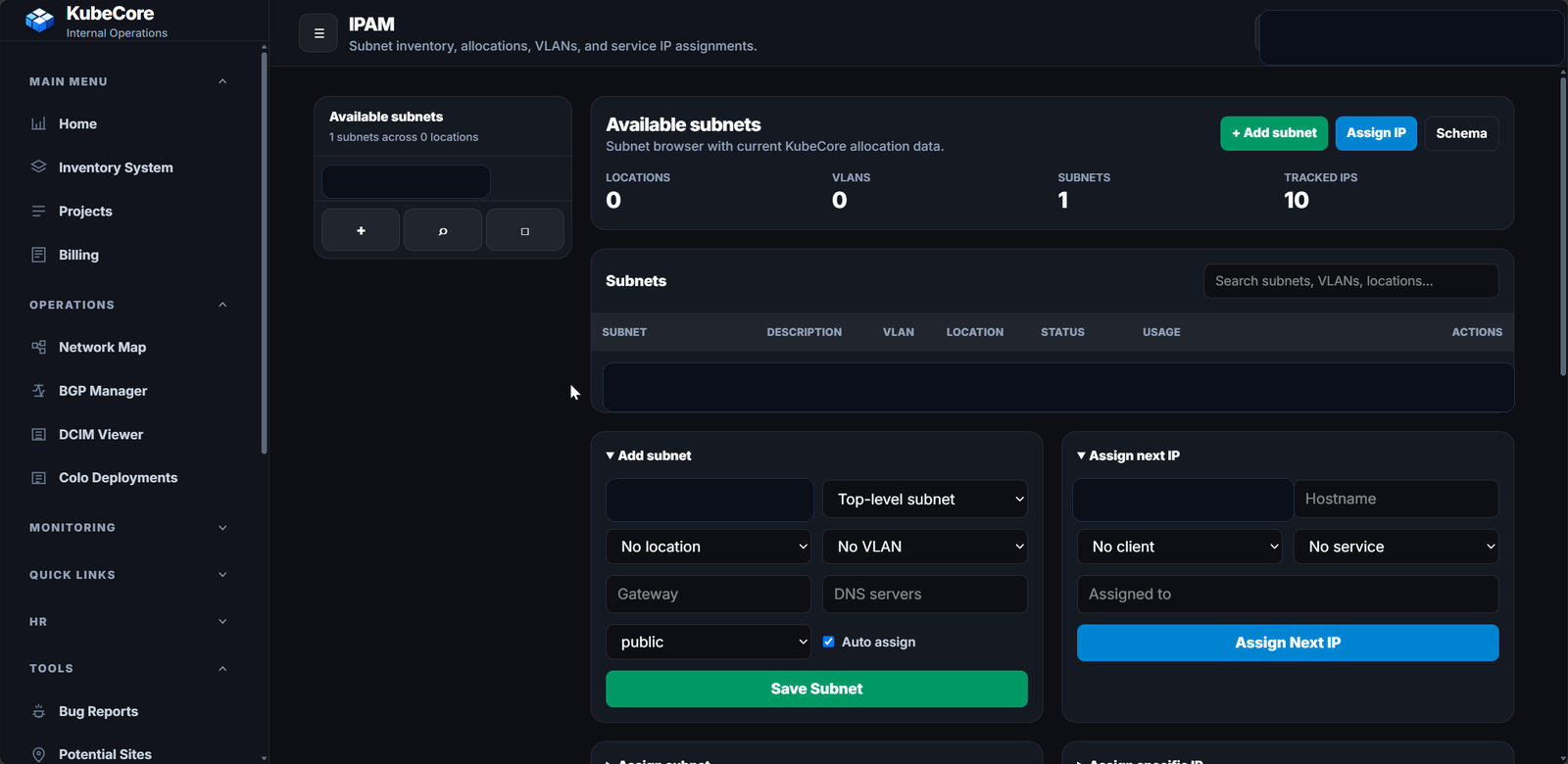 KubeIPAM interface preview